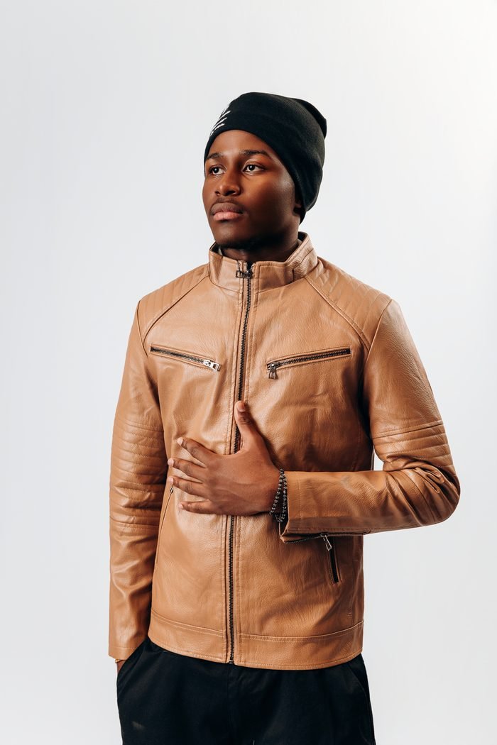 Chic Appearance Coat in Dark Orange