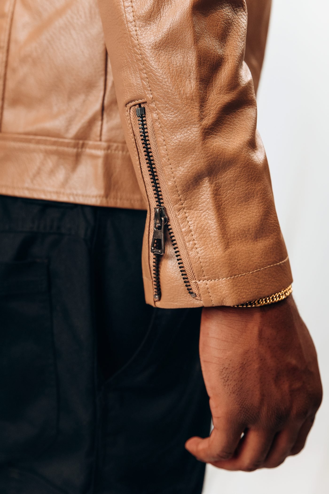 Chic Appearance Coat in Dark Orange