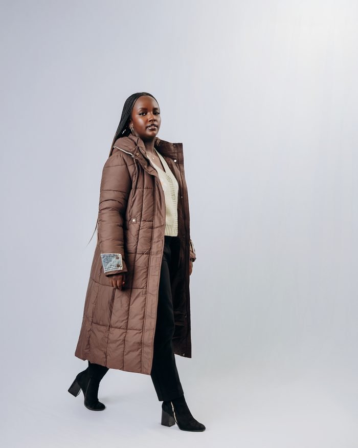 Frostline Longcoat in Brown