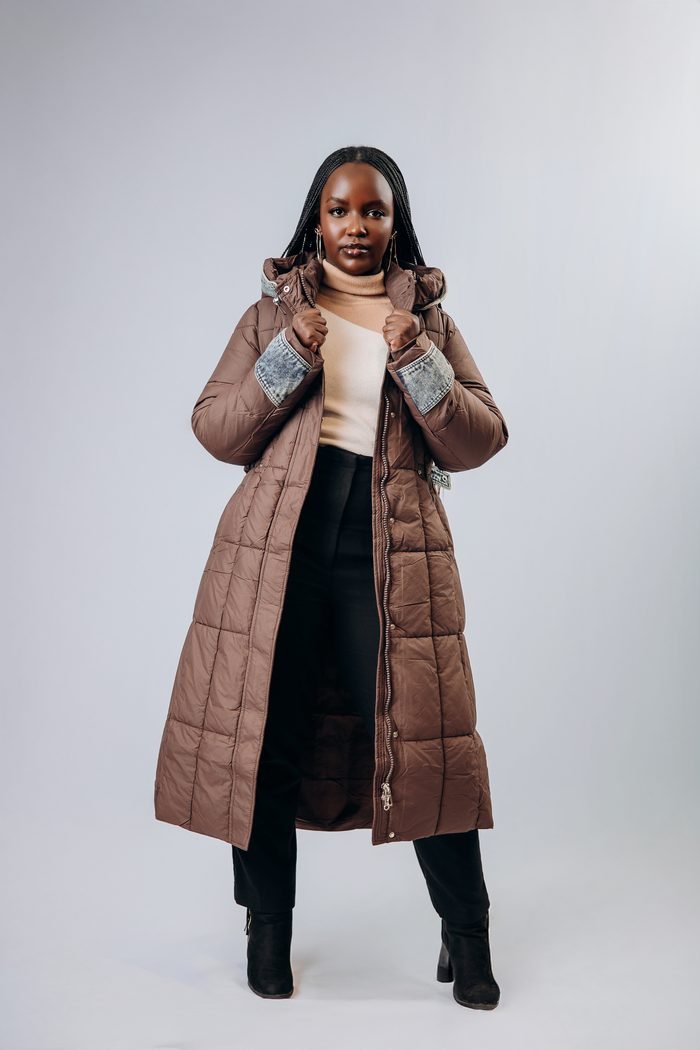 Frostline Longcoat in Brown