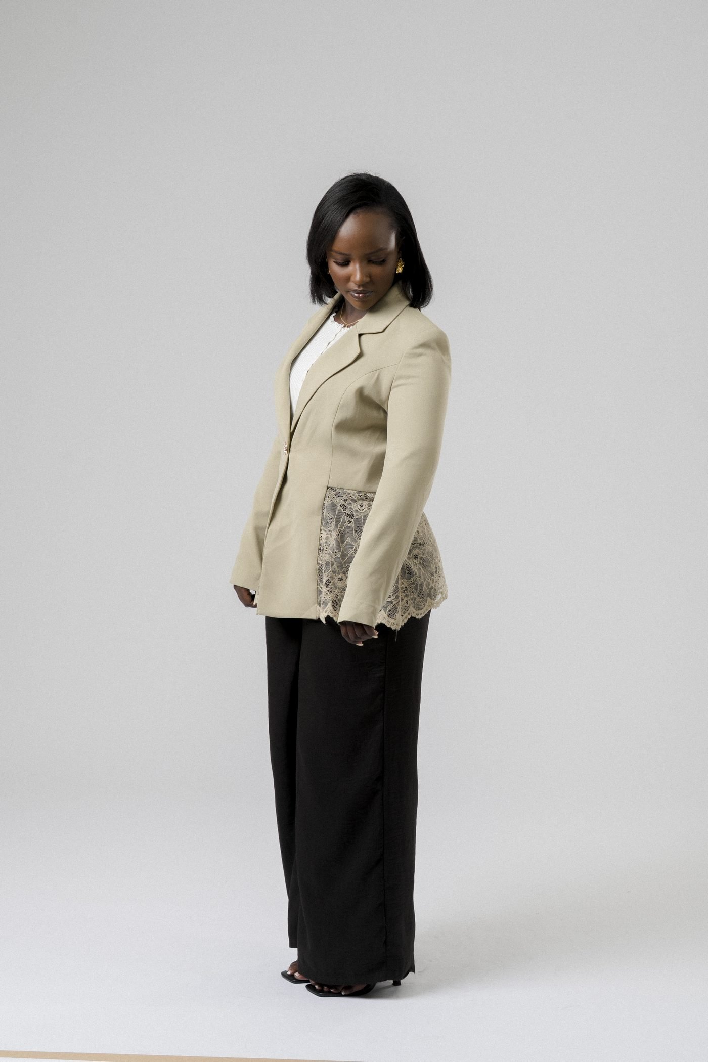 Lace Edge Blazer