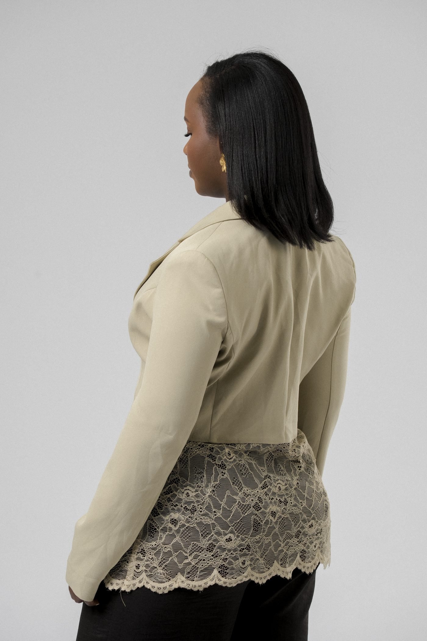 Lace Edge Blazer