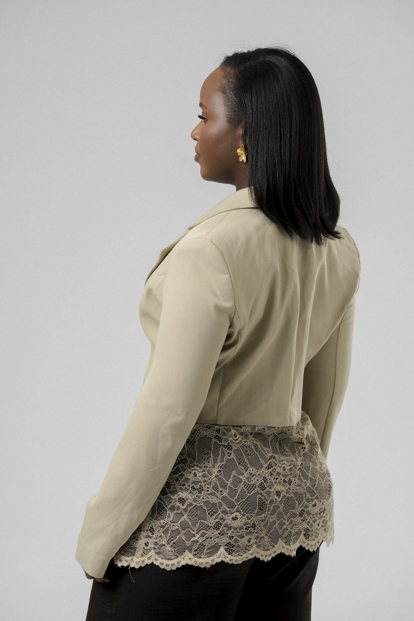 Lace Edge Blazer