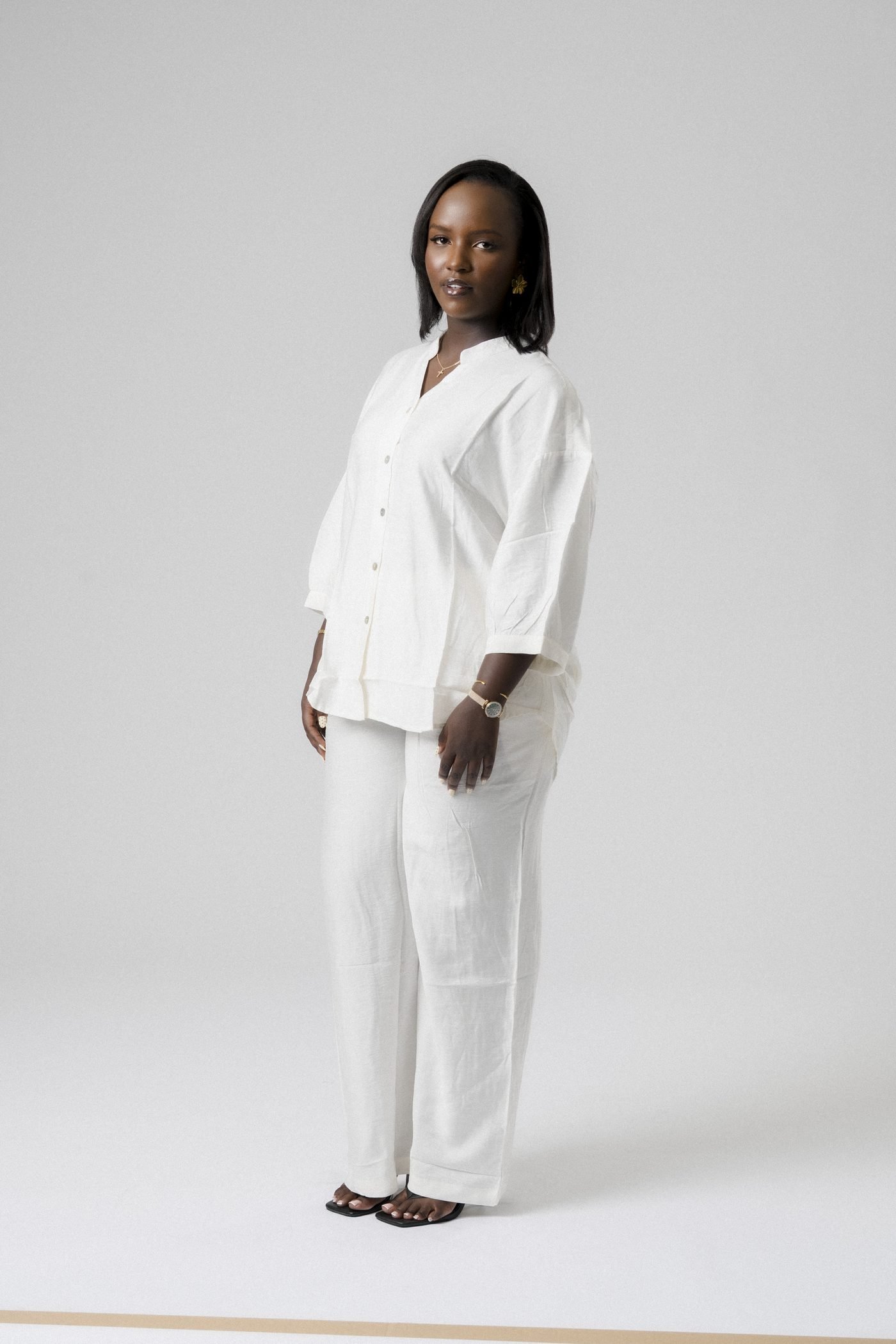 Riviera Camp Set in White