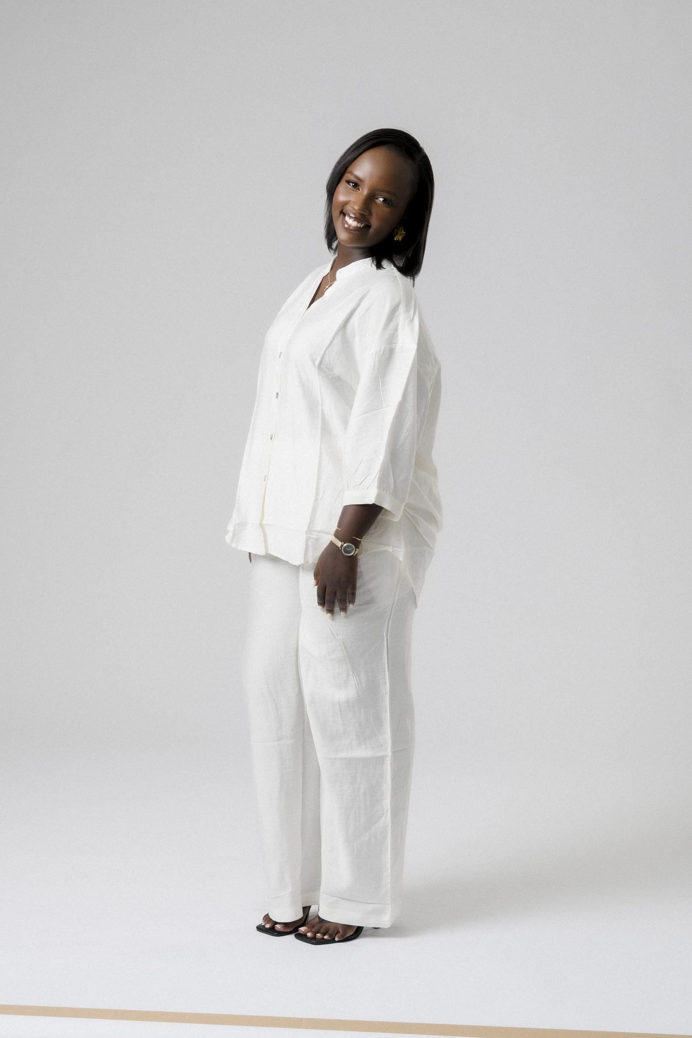 Riviera Camp Set in White