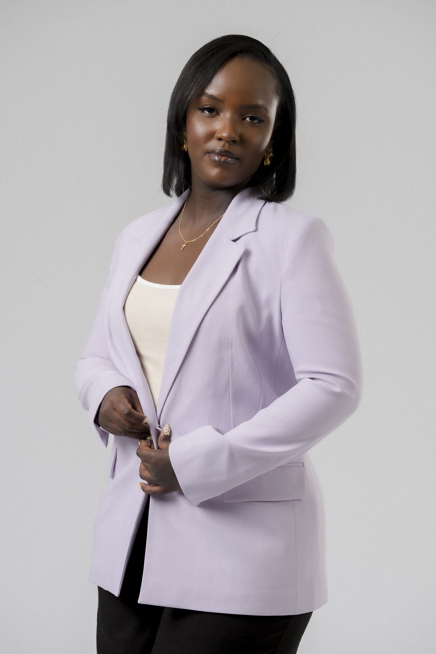 Signature Blazer in Lilac