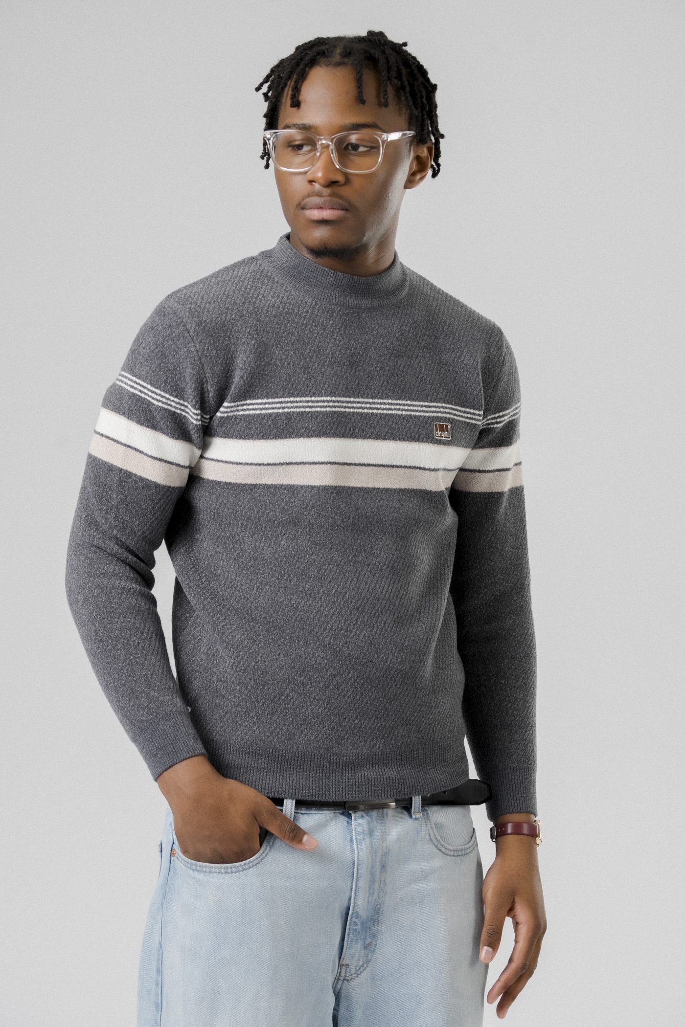 Slate Stripe Sweater