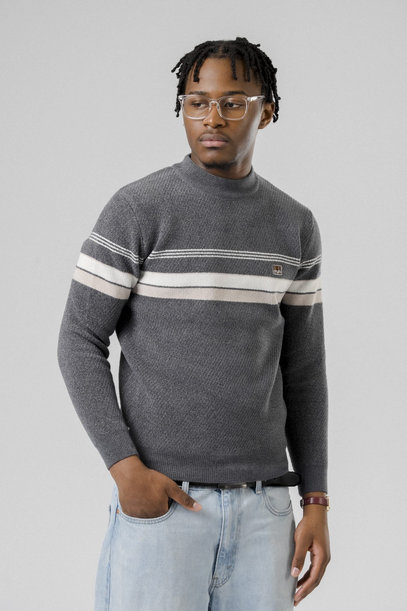 Slate Stripe Sweater