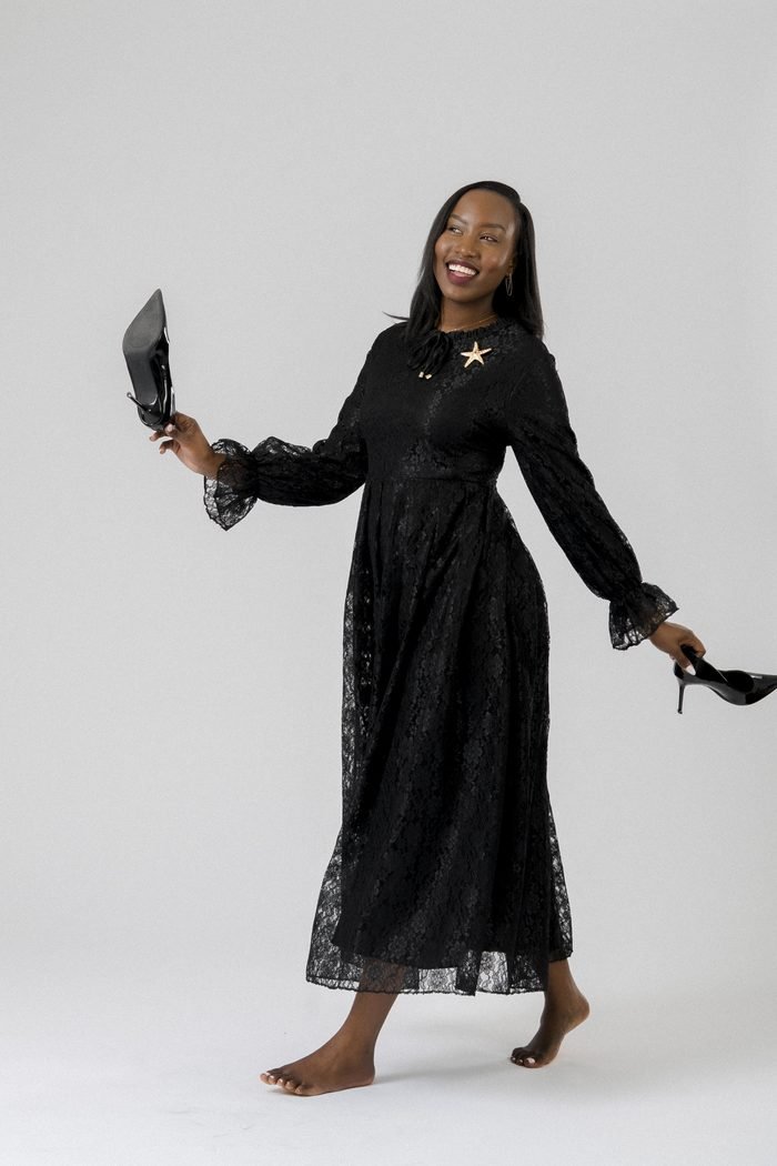 Starlit Lace Dress