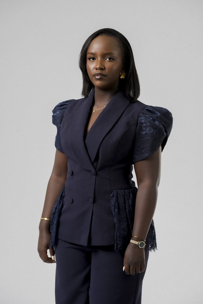 Statement Sleeve Suit